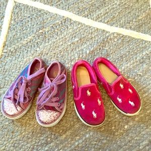 Lot of Size 8 Little Girls Shoes